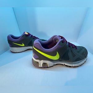 Nike Air Max Run Lite Shoes 631478-538 Red, Grey & purple Boy's/Kids - Size 5Y